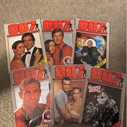 (6) RARE 007 Magazine From UK 