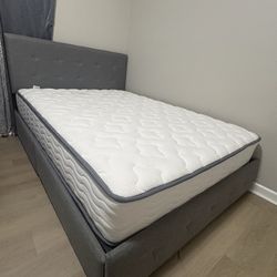 Full Bed Frame With Storage 