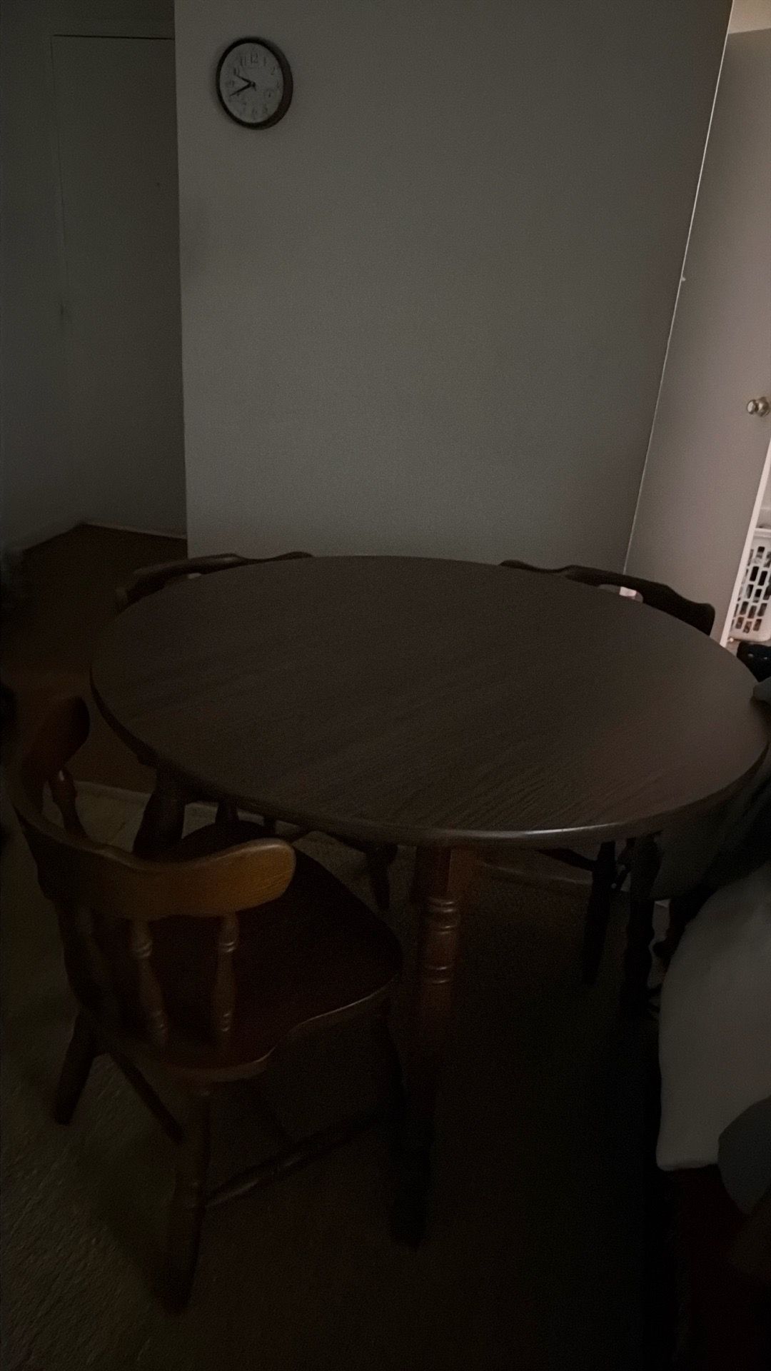 Solid wood dining table
