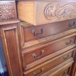 Extra Large Solid Wood Cowboy Dresser. Super Sturdy Well Built 
