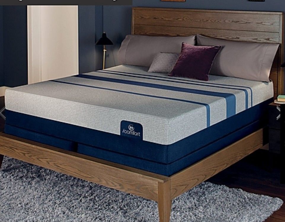 KING MATTRESS Serta iComfort Blue Max Touch 3000 14" Elite Plush MEMORY FOAM Tempur Pedic