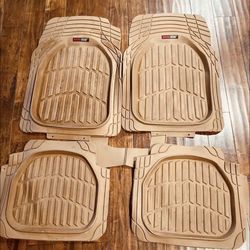 Motor Trend All-Weather Floor Mats for 2003-2009 Lexus RX330, RX350, RX400h - Beige 5 -Piece Set  Condition: Used - Very Good (Lightly used with minim
