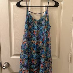 LUSH Turquoise Patterned Dress