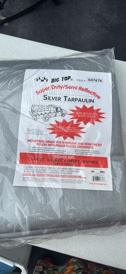 BIG TOP  SUPER DUTY/SEMI REFLECTIVE SILVER TARP