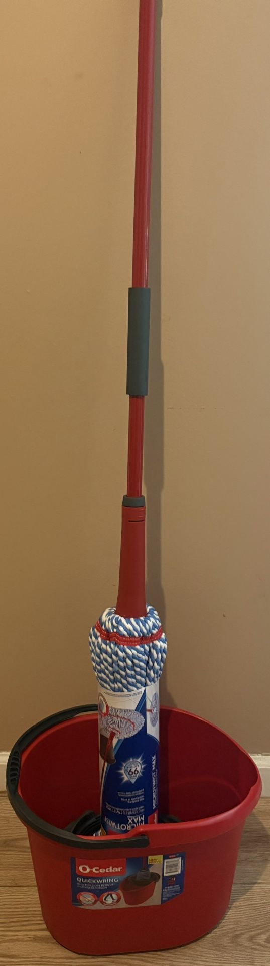 cedar mop and bucket