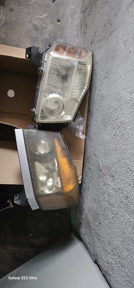 luces delanteras nissan titan 2004 al 2010