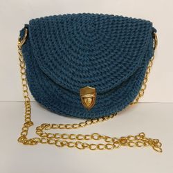 crochet crossbody bag, Oreo bag