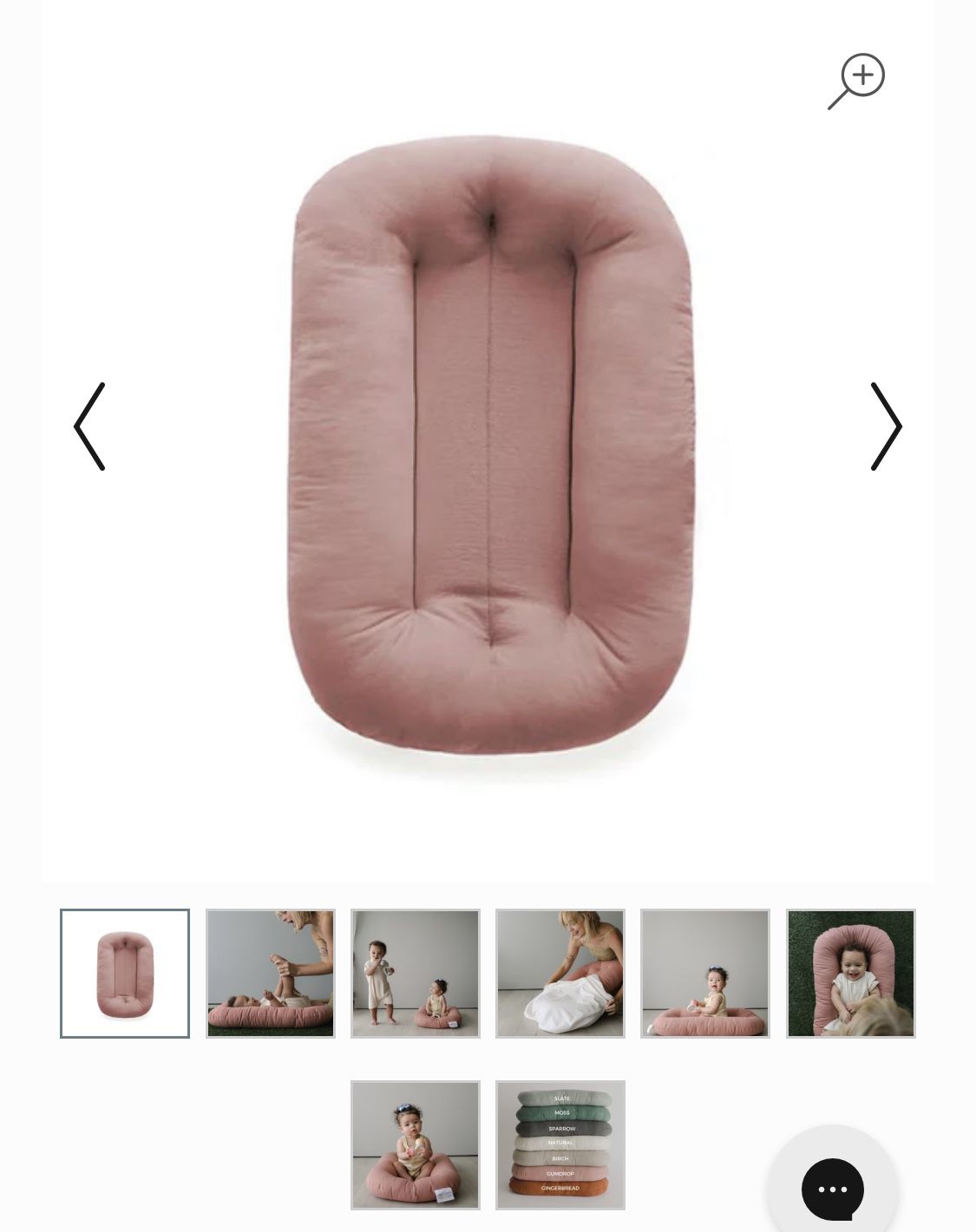 The Snuggle Me Lounger Plus Pink Cover