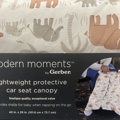 Infant Car Seat Canopy Cover, Ivory