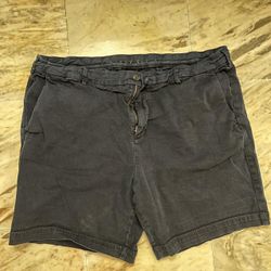 Perry Ellis navy blue chino shorts