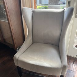 Velvet West Elm Wingbacks