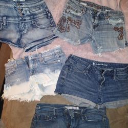 Girls Cutoff Jean Shorts