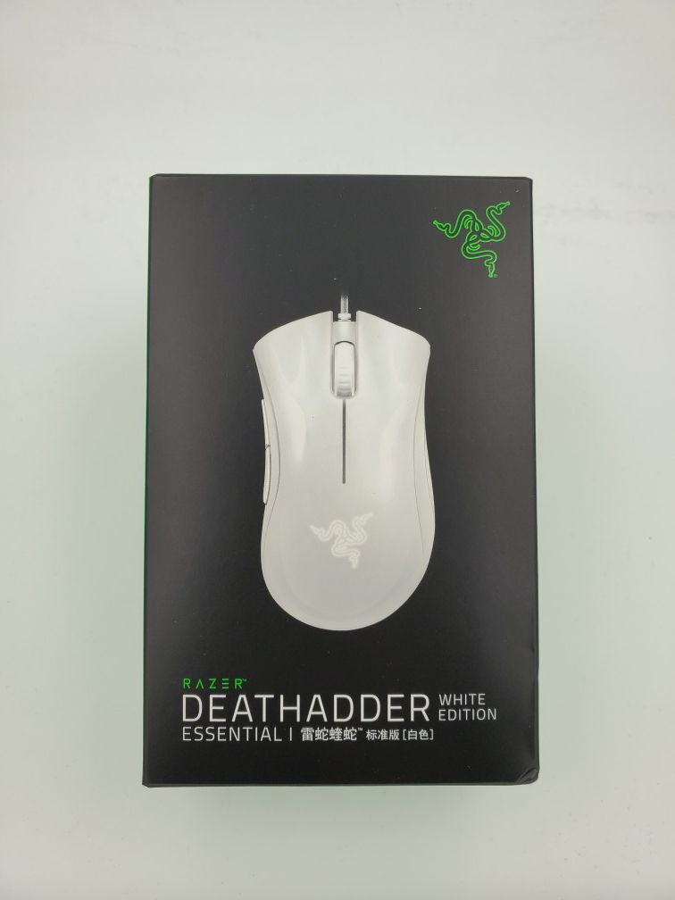 Razer Deathadder Essential Wired Gaming Mouse White Edition