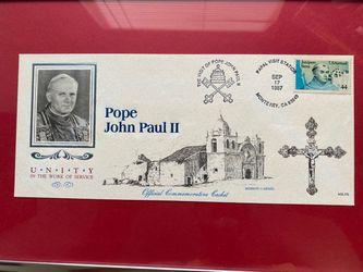 Pope John Paul II 1987 Commemorative First Day Cover
