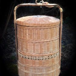 Lucky Asian wedding cake basket