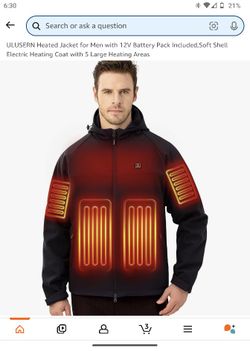 Heated Jacket Men's Medium