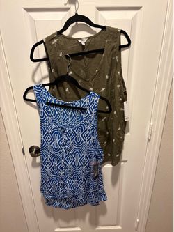 Sonoma and Faded Glory Tank Tops bundle - set of 2 women’s size Large clothes - Simi valley