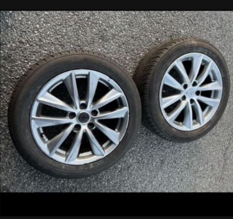 2 - 215/55r17 5x4.5 5x114.3 Stock G35 G37 Q50 350z Altima Camry Civic Accord Wheels Rims Good 90% Treads Tires!!!!!!!