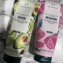 The Body Shop Body Lotion To Oil NEW!