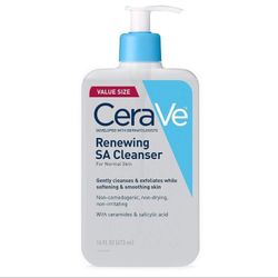 CeraVe Renewing Salicylic Acid Cleanser, Formulated With Hyaluronic Acid 16oz