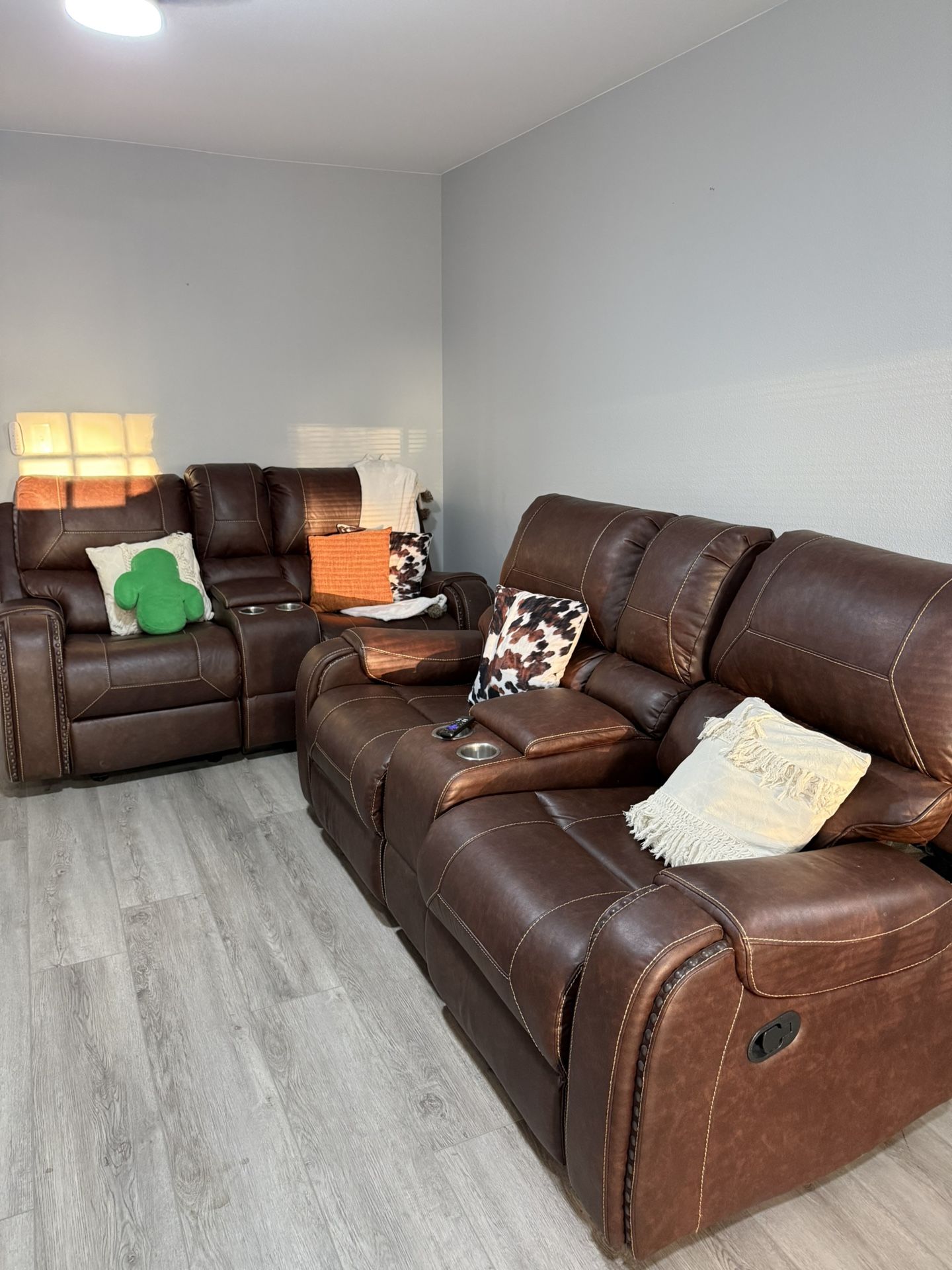 2 Love Seat Recliners