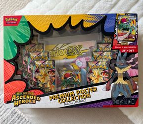 Pokemon Ascended Heroes Poster Collection (Lucario edition)