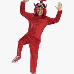 Disguise Minecraft Mooshroom Costume for Kids, Official Minecraft Hooded Jumpsuit Costume Liza 4/6