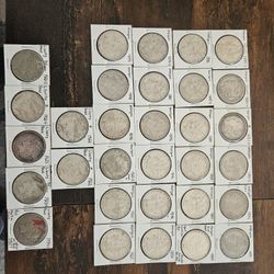 Morgan Silver Dollars And Peace Dollars
