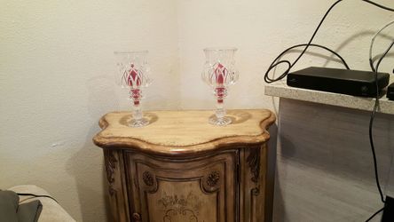 crystal candle holder