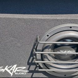 10" SKAR AUDIO EVL DUAL 2 OHM & HIFONICS BRUTUS BRX 1116.D SUPER CLASS D MONO BLOCK 