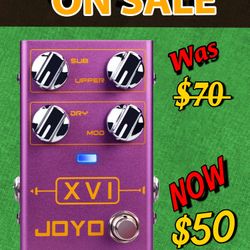 JOYO XVI OCTAVE Effect Pedal MOD Effects Octave Adjusting for Electric Guitar BASS 
