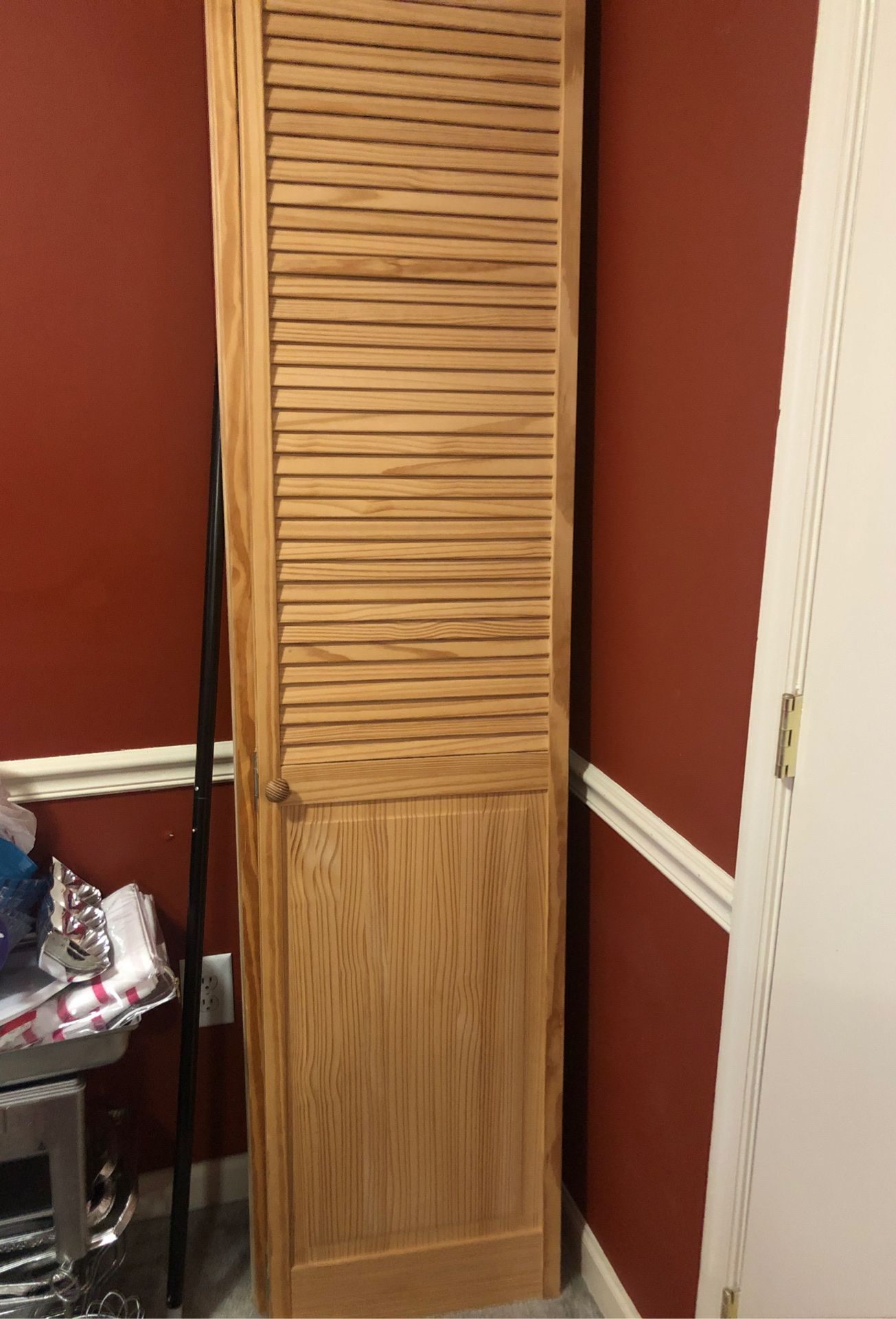 Set of 2 panel closet doors