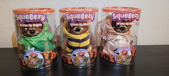 Squeeezy Holloween Dress Up Bears