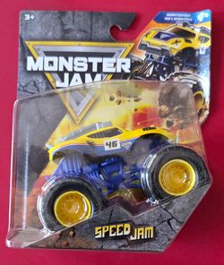 Monster Jam, "Speed Jam", Monsterized Theme, Series 46, 1/64 scale, VHTF.