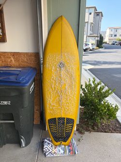 Stamps Quad Fin Surfboard