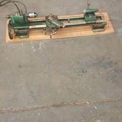 Antique Classic Vintage Metal Lathe Old Tool Tools