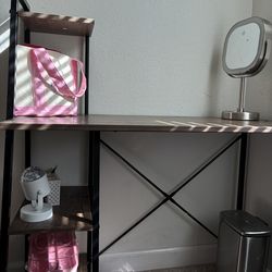 Desk and matching side sand