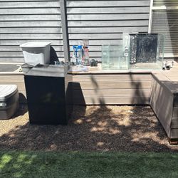 Saltwater fish tank set up plus water makers everything you need