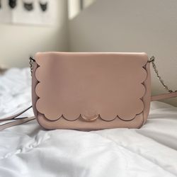 Kate Spade Pink Shoulder / Crossbody Handbag with Scallop