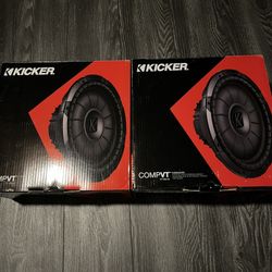  12” brand new slim kicker subwoofer