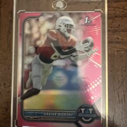 Xavier Worthy- Rookie Bowman University 1st 