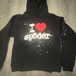 brand new spider hoodie read description !!
