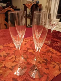 Lenox Firelight Set Of 4 Champagne Flutes