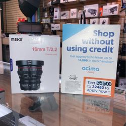 Meike 16mm T2.2 Cinema Lens For Micro 4/3 Mount 