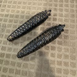 Cuckoo Clock Weights Set of 2 Both 275 ET replacement parts -repair Pine Cone  