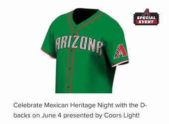 AZ DBACK Mexican Heritage special jersey