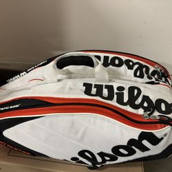 Wilson Bag And 3 Tennis Racquets 