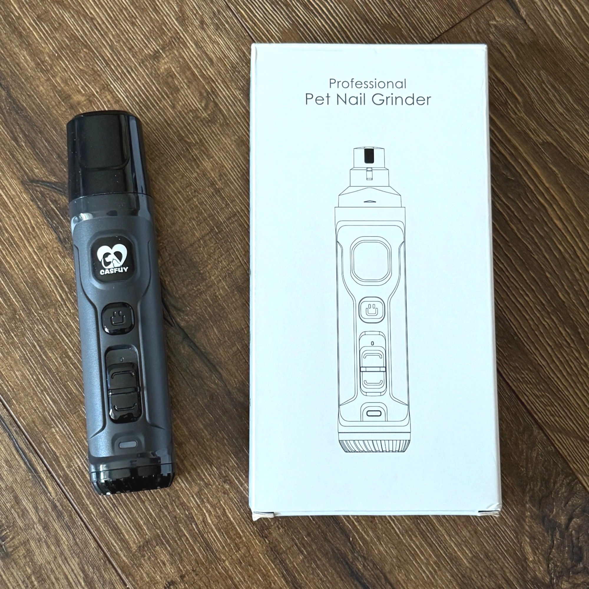 Casfuy 2-Speed Professional Pet Nail Grinder