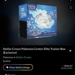 Pokemon Stellar Crown Etb Pc