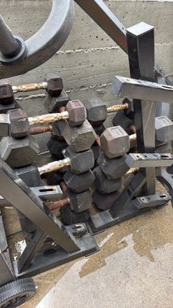 5-50 lb dumbbells for weight lifting